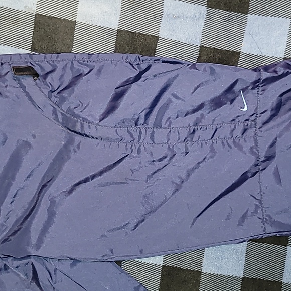 Vintage. 90s. Nike. Lined-track pants. Unique pockets. Like-new, oversized Large - Picture 3 of 15
